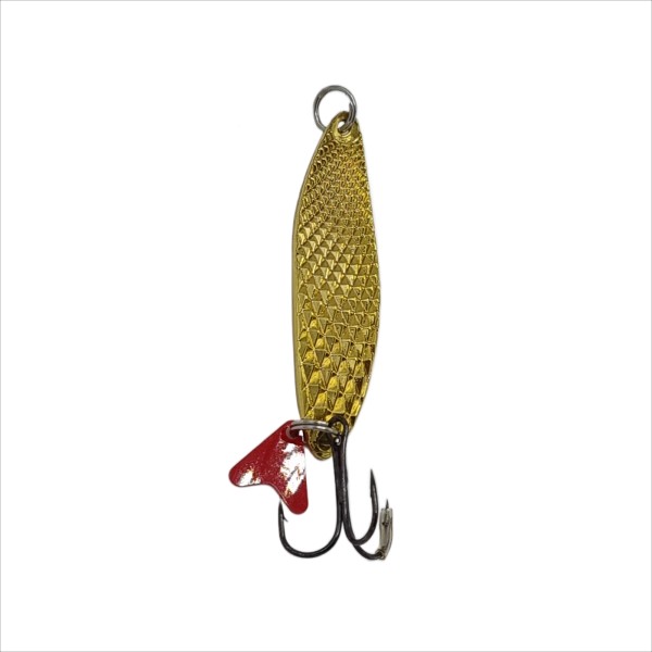 Lingurita oscilanta pentru pescuit, Regal Fish, model 8016, 22 grame, culoare auriu